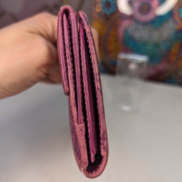 Gucci Purple Guccissima Leather Flap Continental Wallet - Picture 11 of 12